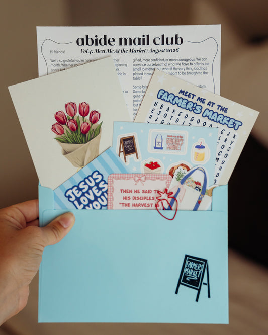 August 2026 Edition of Abide Mail Club
