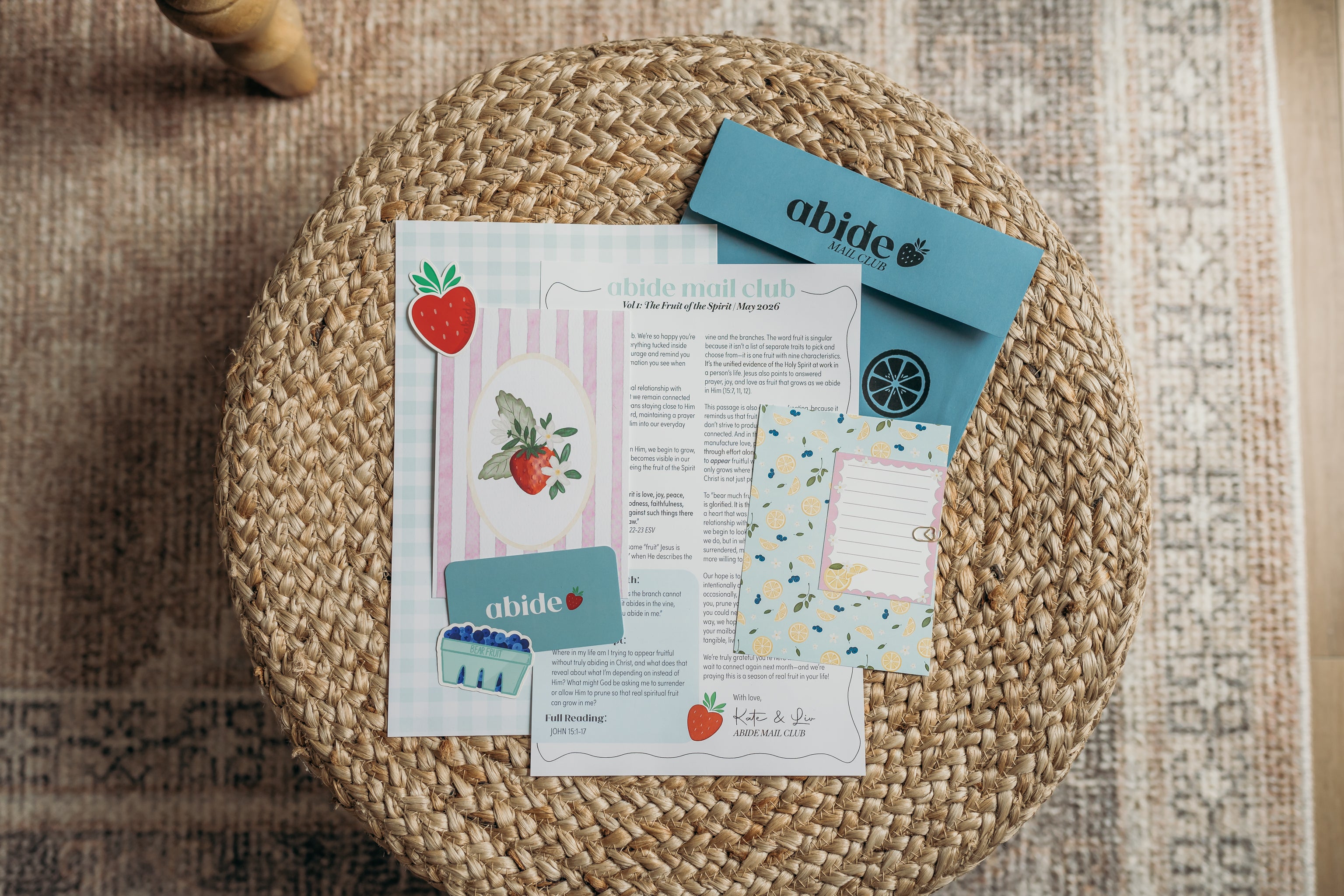 cute christian stationary scrapbooking materials junk journal mail club fruit themed stickers paper postcard 
